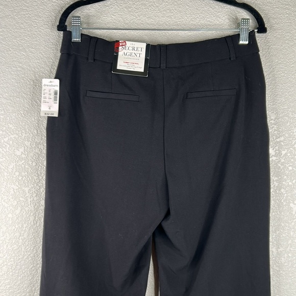 Roz & Ali Black Career Secret Agent Tummy Control Wide Leg Pants Size 6 New! - Picture 4 of 7